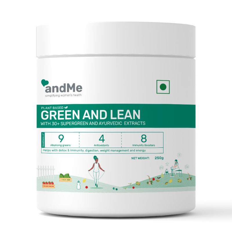 andMe Green & Lean Supergreens Powder